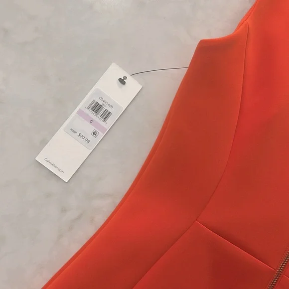 NWT Calvin Klein Women's Scuba Sheath Dress - Picture 7 of 7